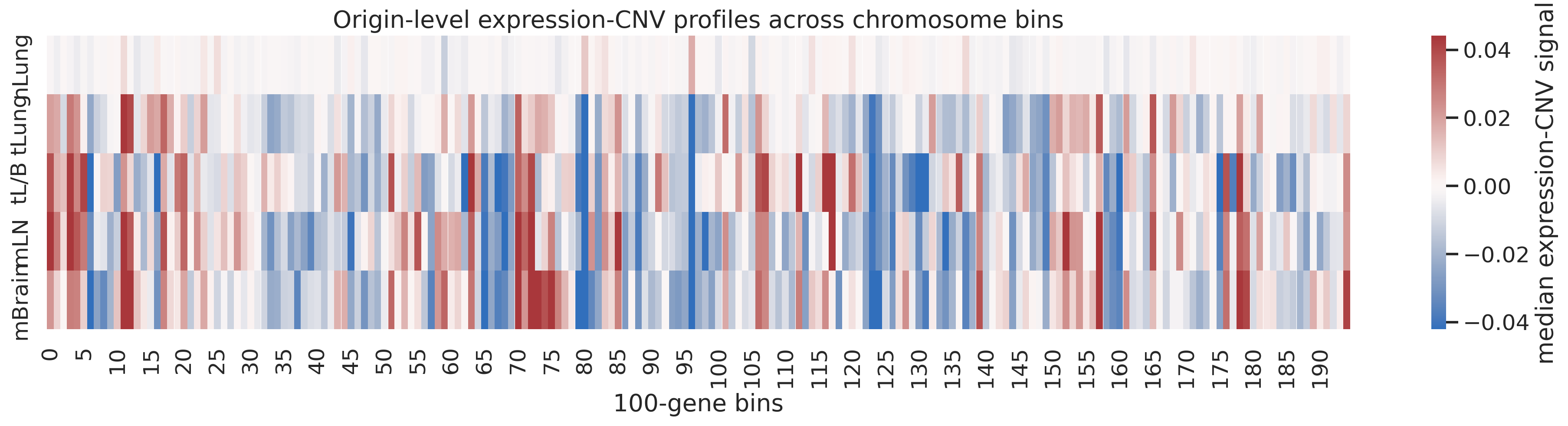图11|origin-level RNA expression-CNV chromosome-bin heatmap