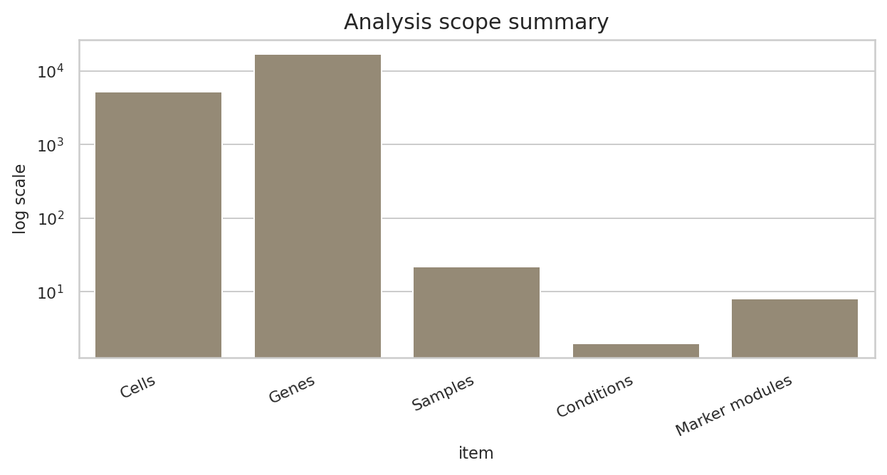 Analysis scope and interpretation boundary